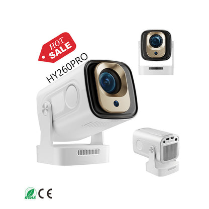 Hy260Pro Projector H713 Android 11 Smart HD 4K Auto Focus Barrel Projector